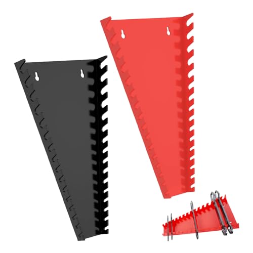 JNNJ 2 Piezas Organizador de Llave Fija, ABS Magnético Organizador de Llave Inglesa, Bandeja Para...