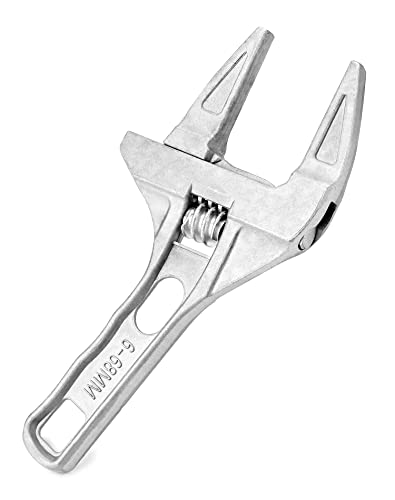 QWORK® Llave Ajustable De 6-68 mm, Llave Inglesa Gran Apertura, Herramientas Fontaneria, Aleación...