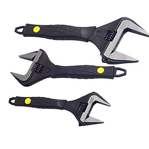 Llave inglesa de apertura ancha de acero, spanner de boca ancha 6'/8'/10'/12', longitud 34-50 mm,...