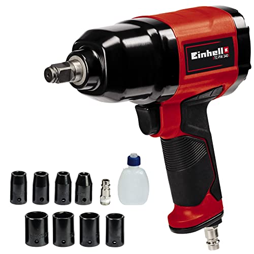 Einhell Llave neumática de impacto TC-PW 340 (par de torsión máximo de 340 Nm, rotación hacia la...