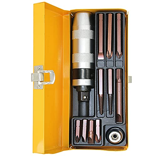 Juego de destornilladores de impacto - 12 piezas Juego de destornilladores de impacto Manual...